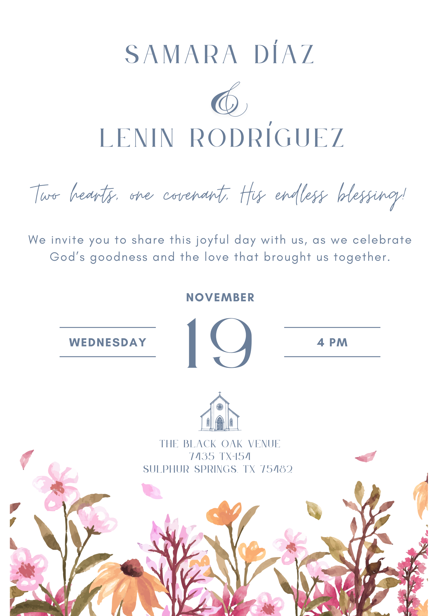The Wedding Website of Samara Diaz and Lenin Rodriguez