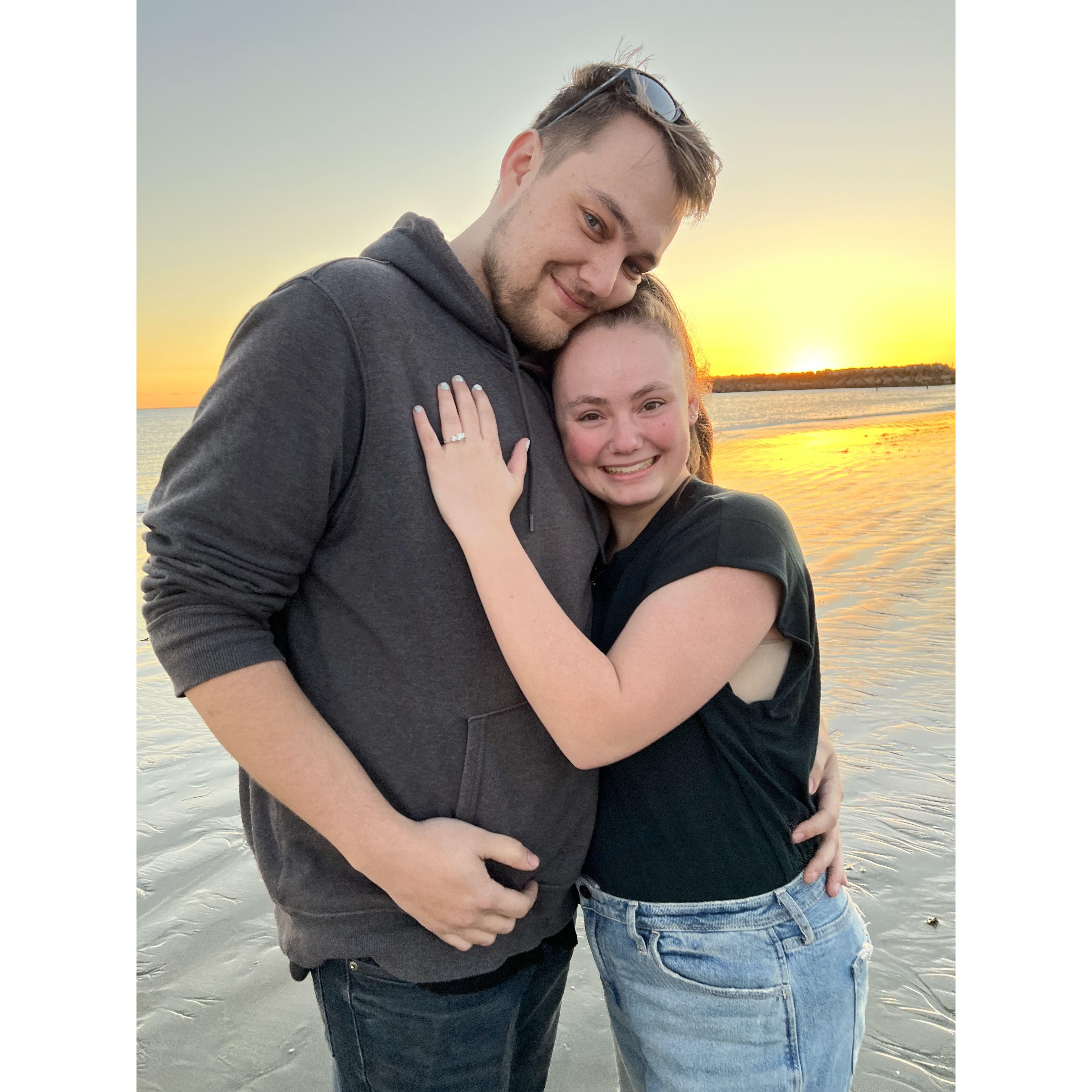 He proposed! Newport Beach, CA December, 8th, 2022