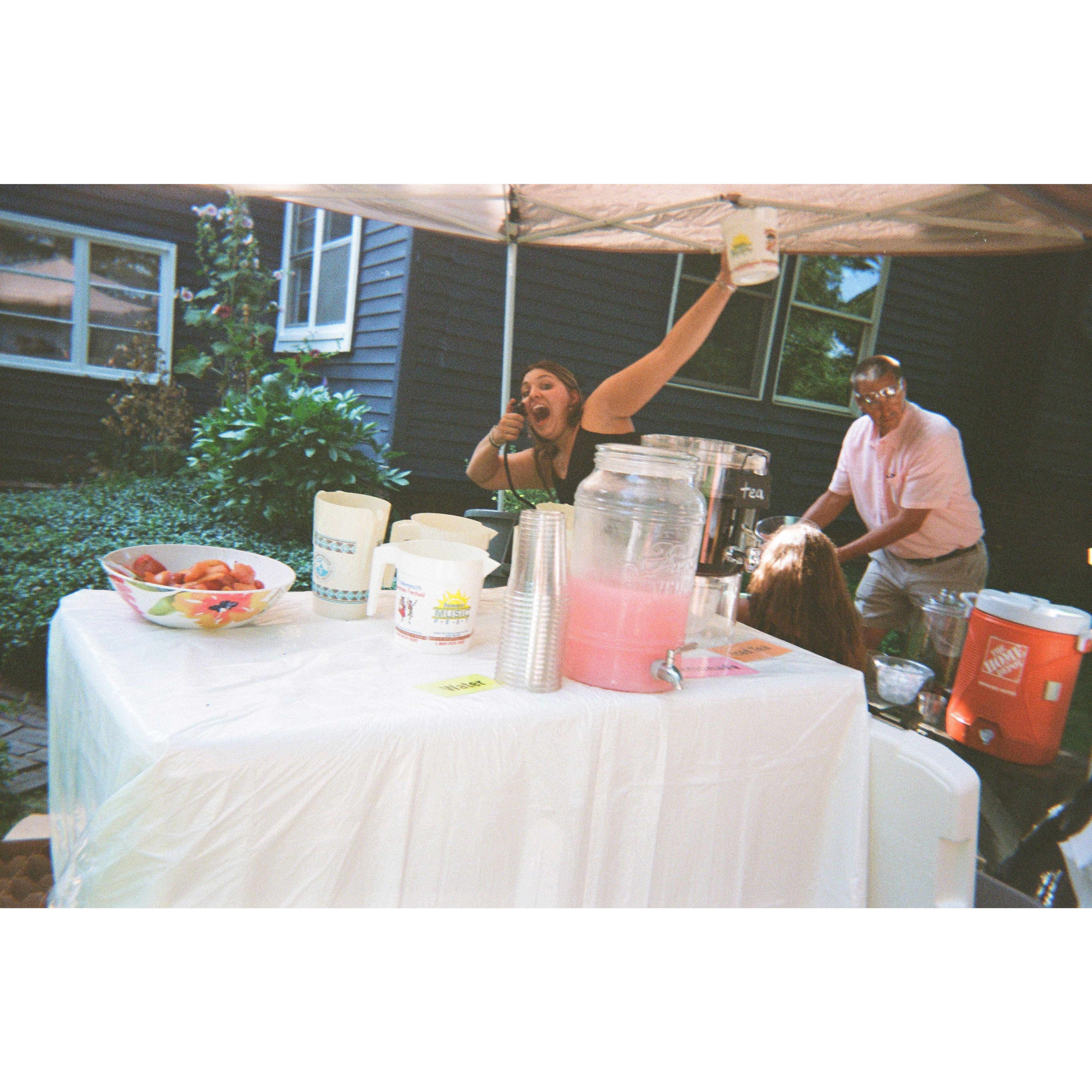 Bartender Gabby! (and Dave in the back) (35mm)