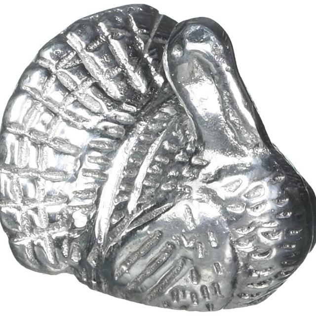 MARIPOSA Turkey Napkin Weight, Silver