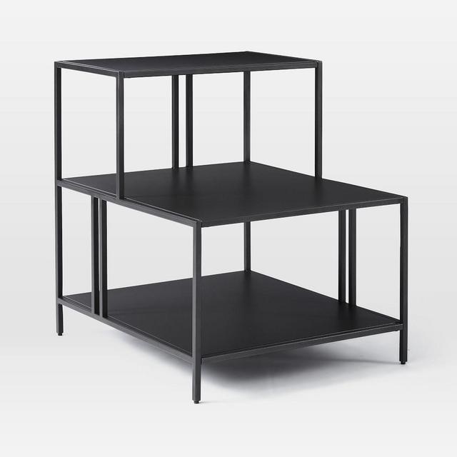 Profile Side Table, Antique Bronze