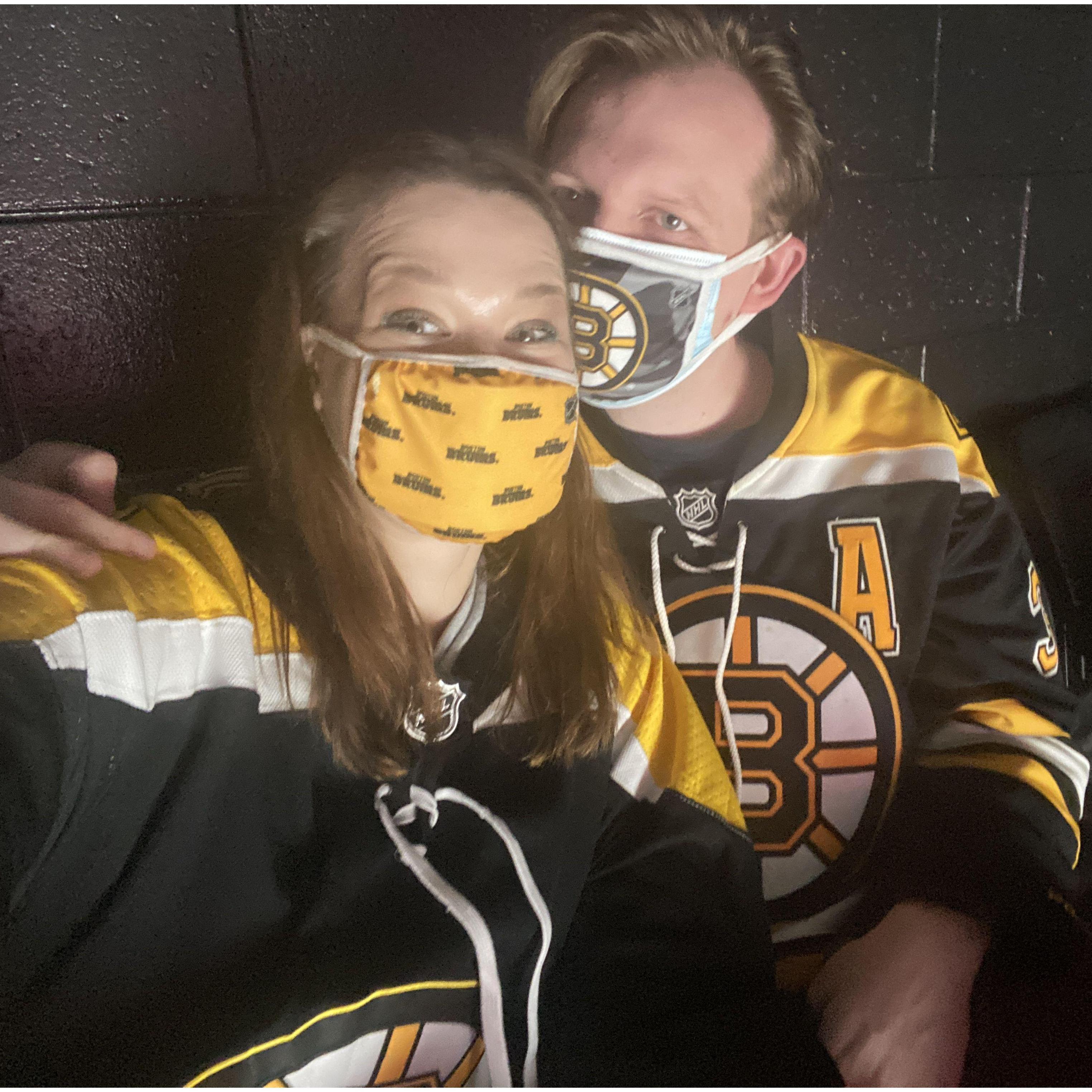 First Bruins game together!