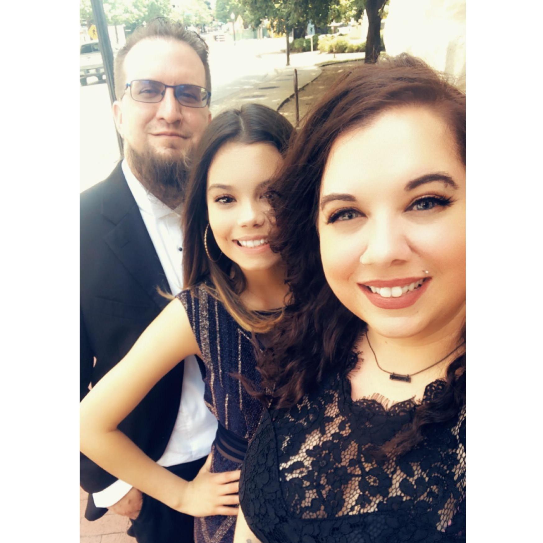 Fancy Family Photo with the kiddo