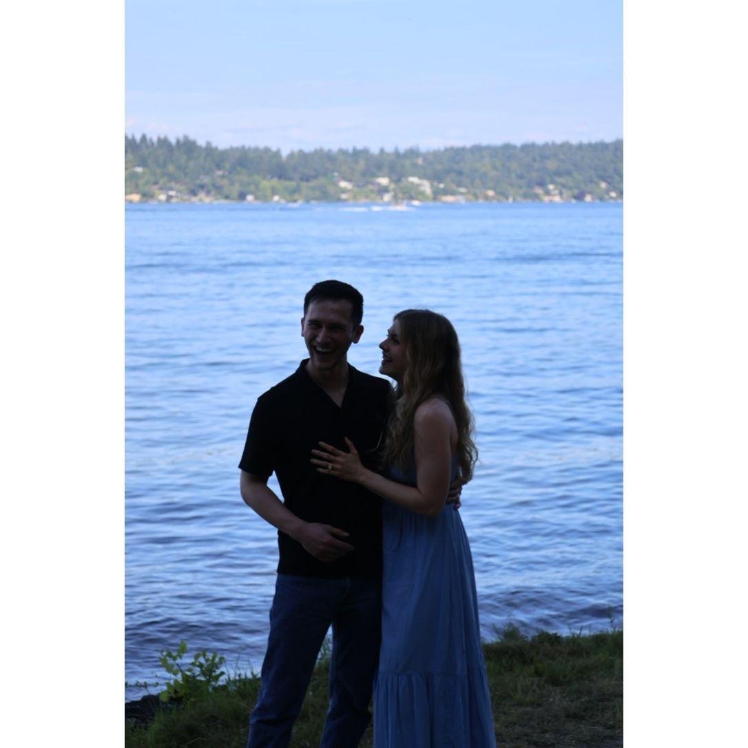 July 5th, 2025. The proposal at Lake Washington!