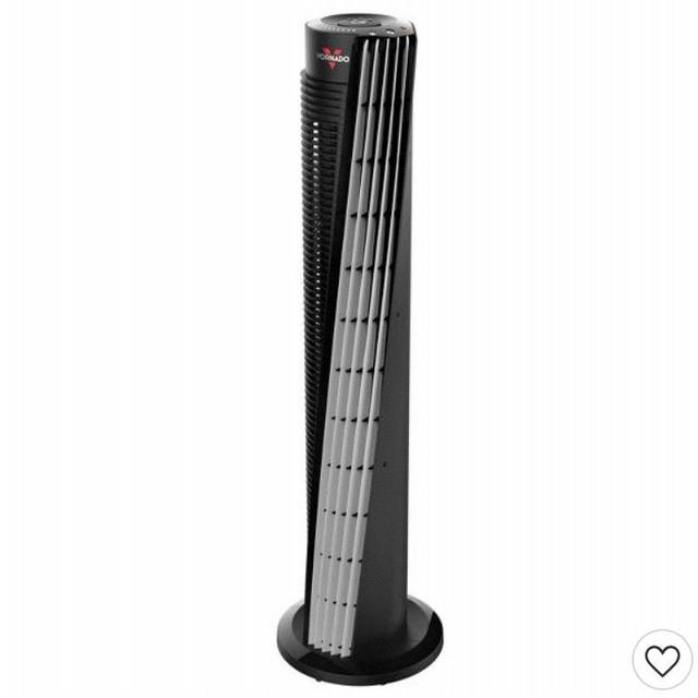 Vornado 41" 184 Whole Room Air Circulator Tower Fan with Remote Black