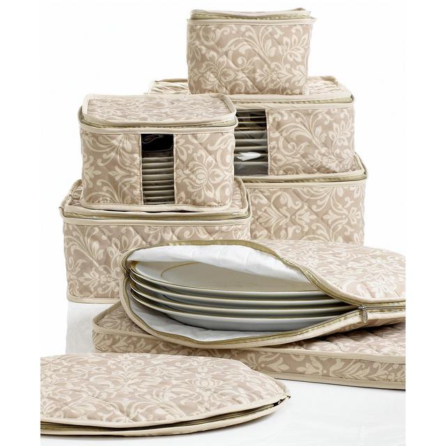Homewear - Fine China Storage Set, 8 Piece Hudson Damask