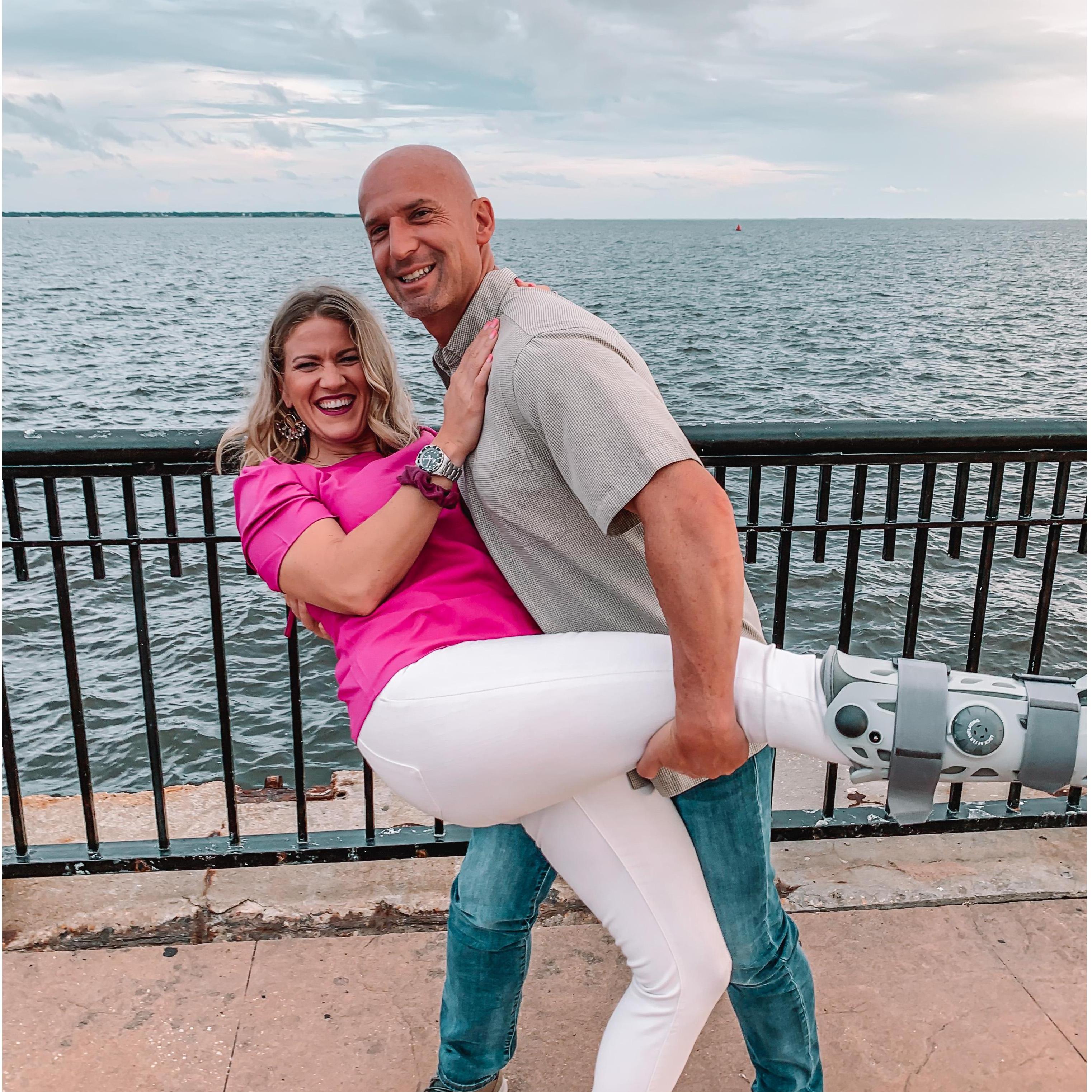 We are goofy together.