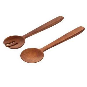 2ct Slotted Spoon Set Wood - Threshold™