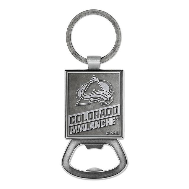 Rico Industries NHL Hockey Pewter Style Bottle Opener Keychain