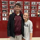 My last home game and the night I asked Drew, “So are we dating?”