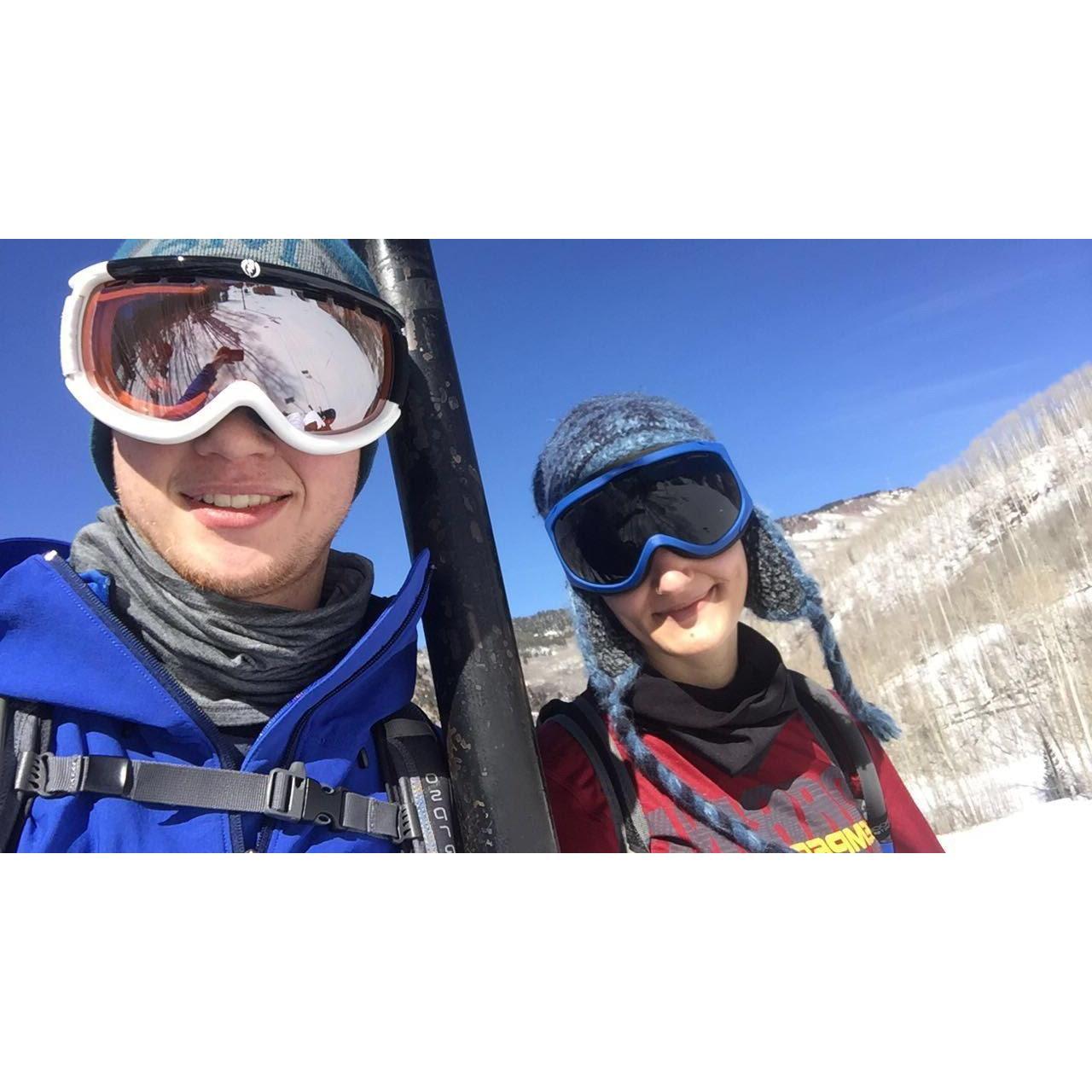 Snowboarding in Colorado for Spring Break