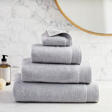 Organic Luxe Fibrosoft™ Wash Cloth - Gray Sky Melange