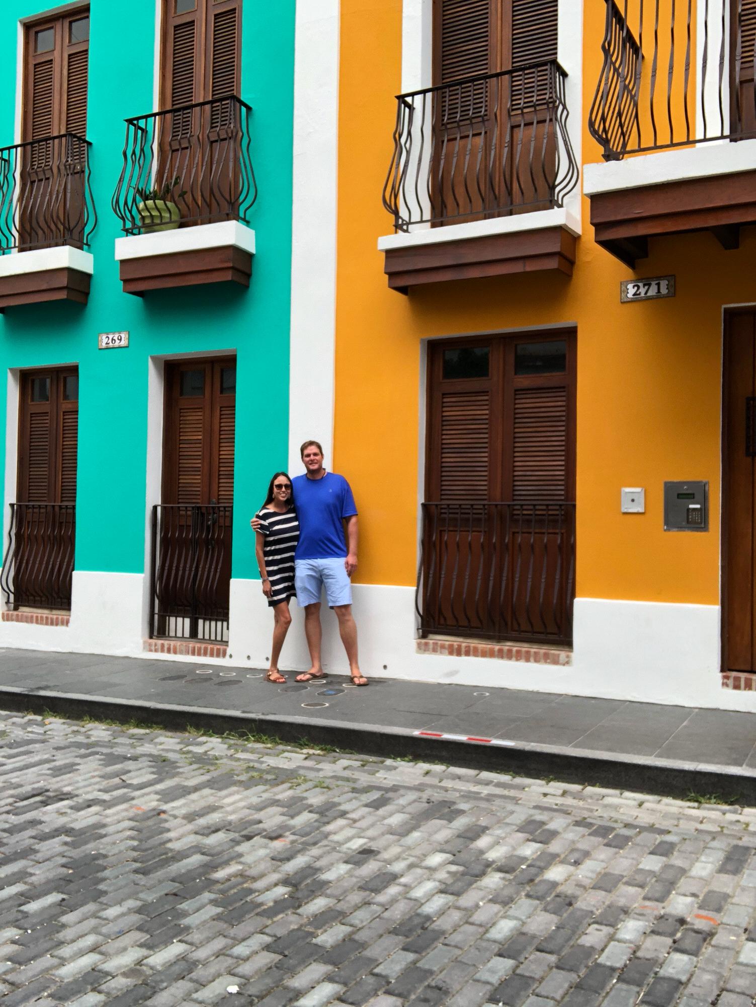 Our first time in San Juan, PR.