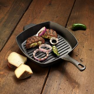 Pre-Seasoned Cast Iron Grill Pan