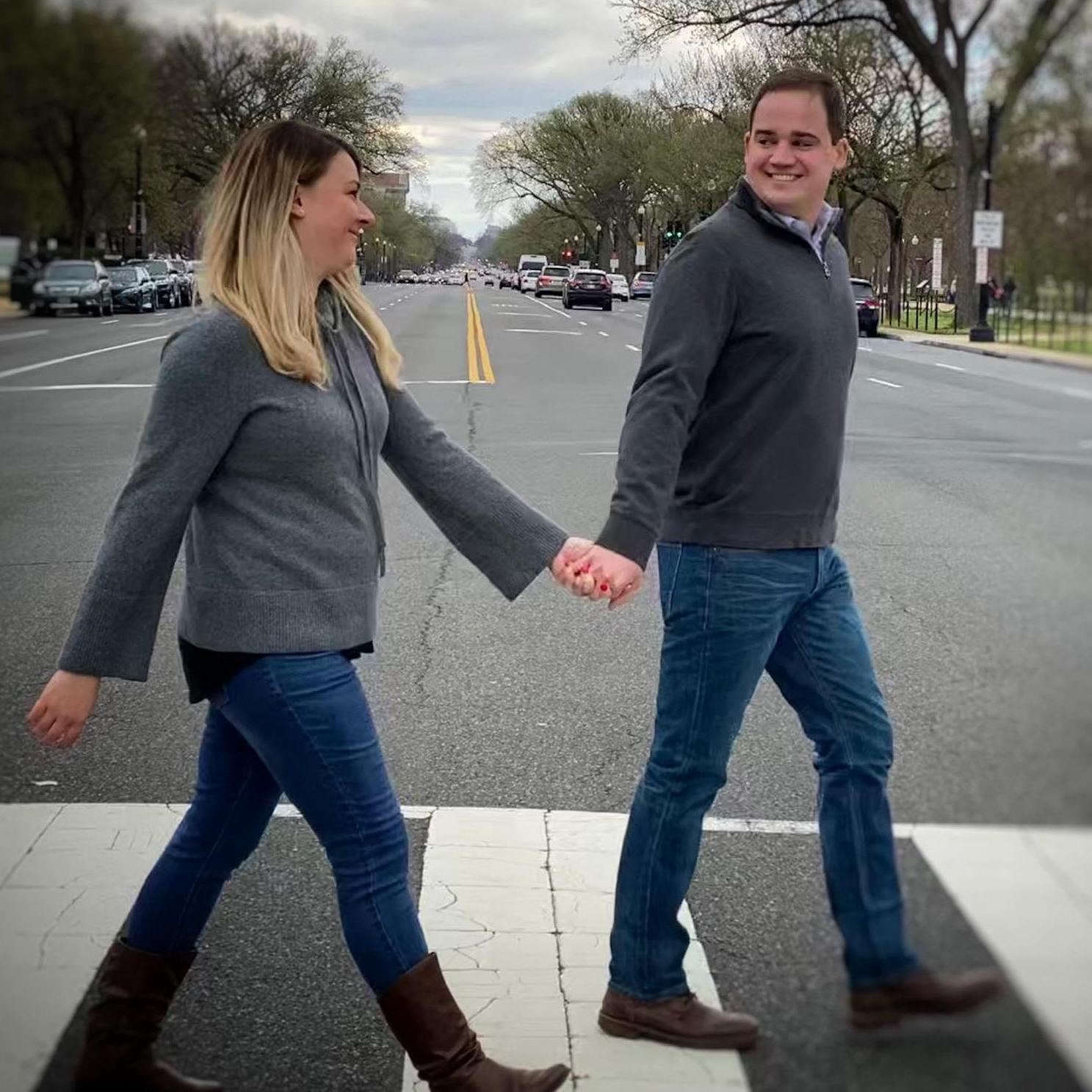 Kinda like Abbey Road? But the Constitution Avenue version, instead!