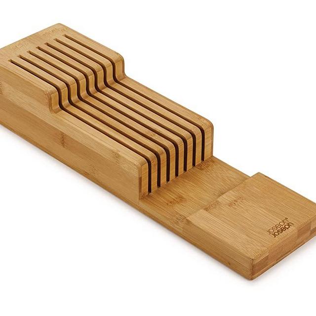 Joseph Joseph DrawerStore Knife Organizer, One Size, Bamboo