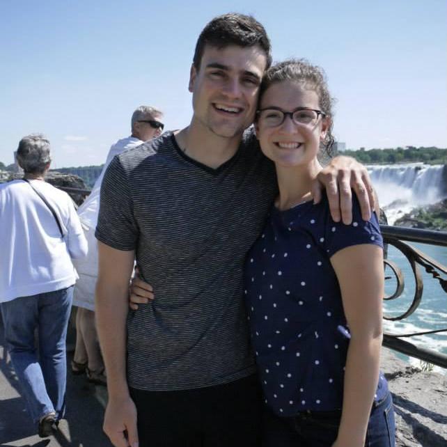 Snappin' a pic at Niagra Falls on our way to Becca's cousin Meredith's wedding