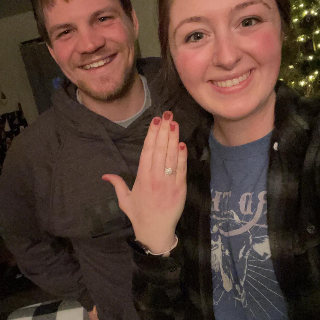 The night we got engaged 💍