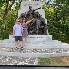 Our day at Gettysburg before the proposal.