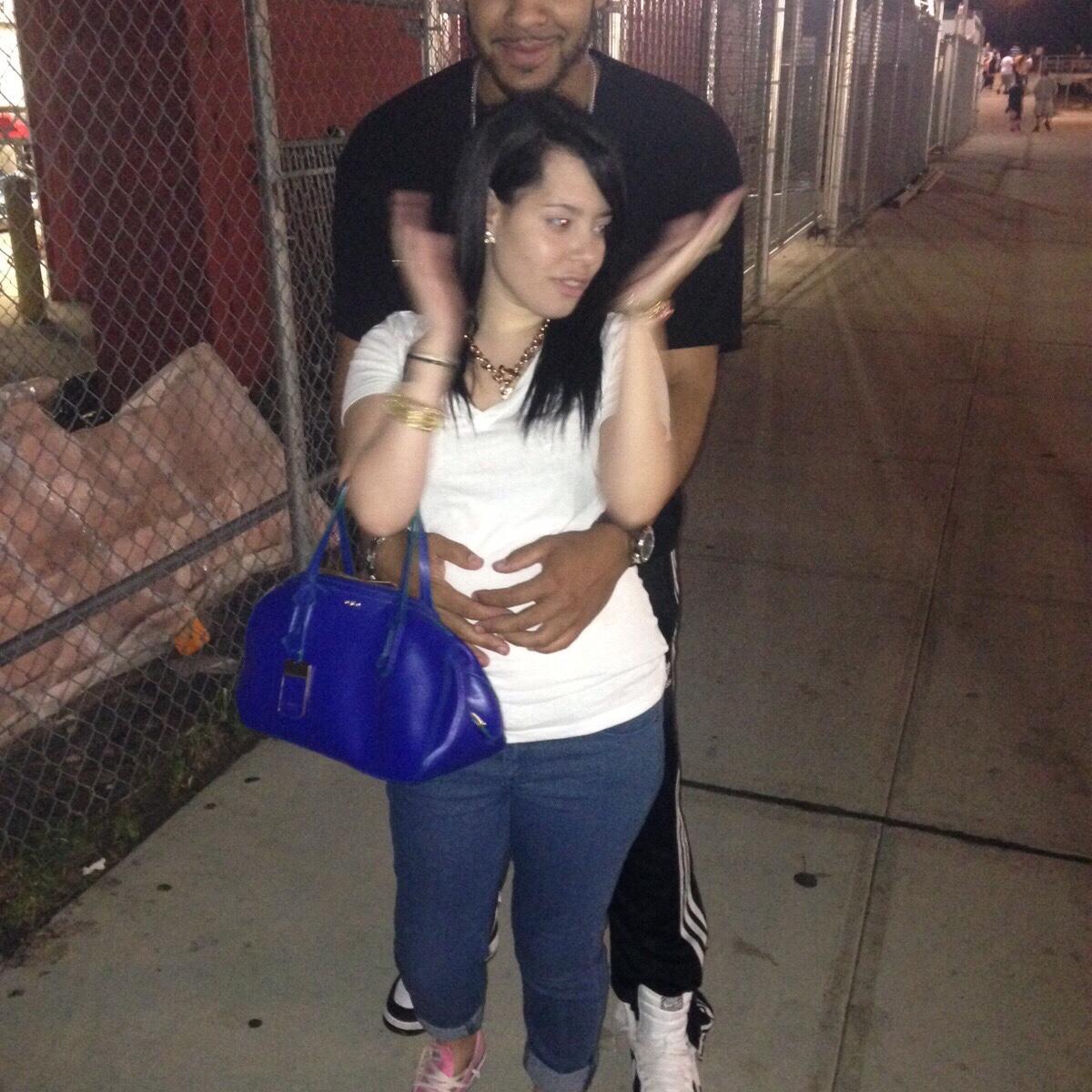 Our first photo together