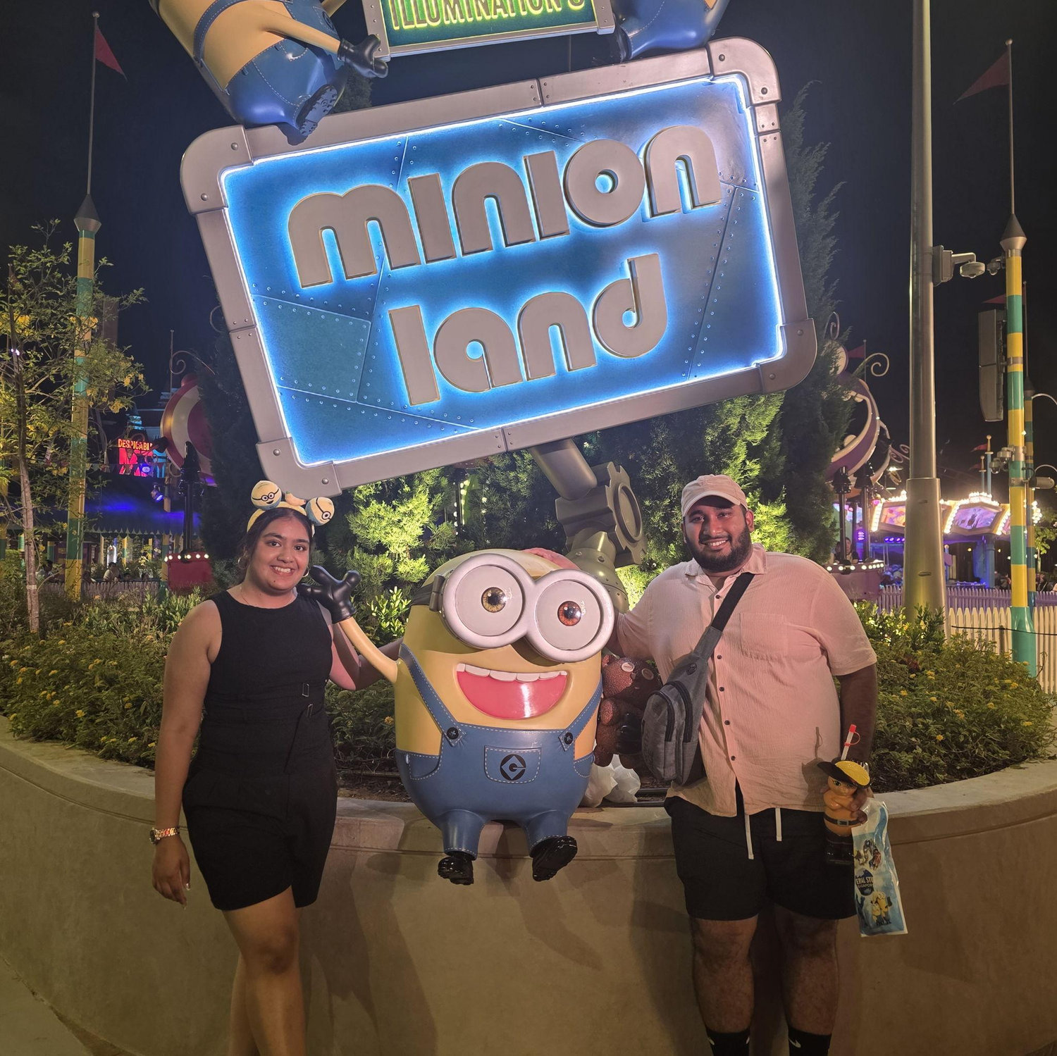 Us at Universal Studios, Singapore 💛