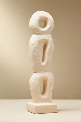Neutral Ceramic Casita Sculpture