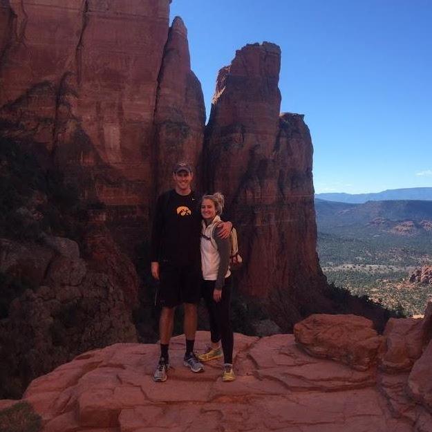 Hiking in Sedona, AZ.