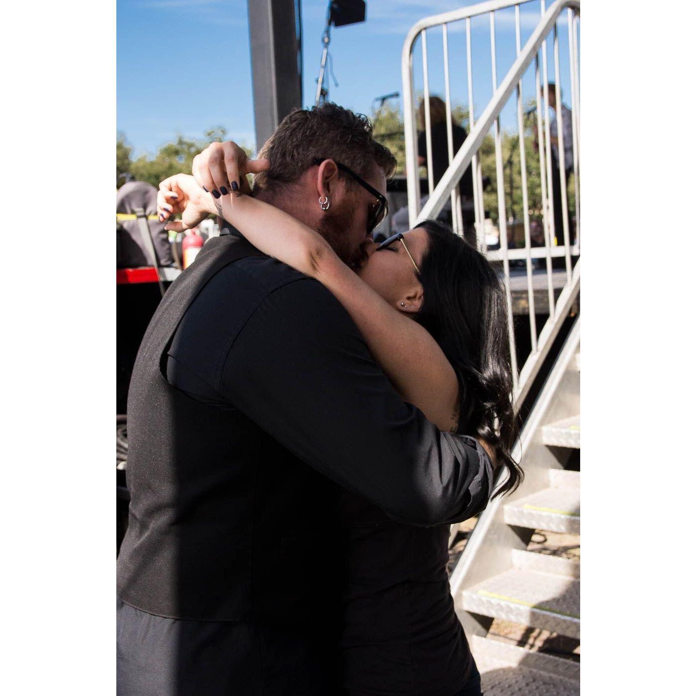 Just after he proposed!