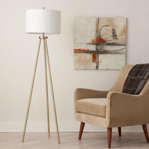 Ellis Tripod Floor Lamp Brass - Project 62™
