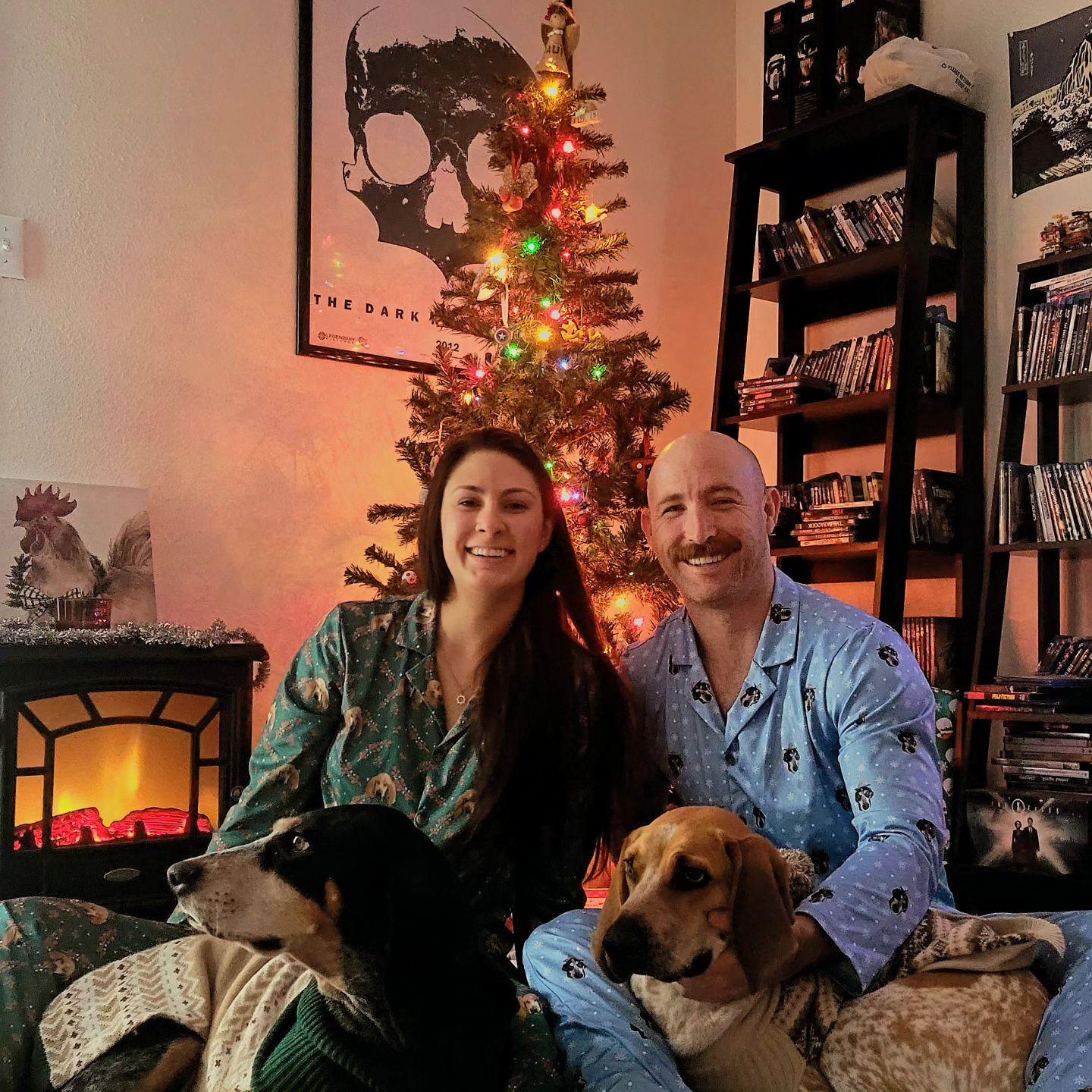 Christmas in our living room with our babies... Dec '23. ♥