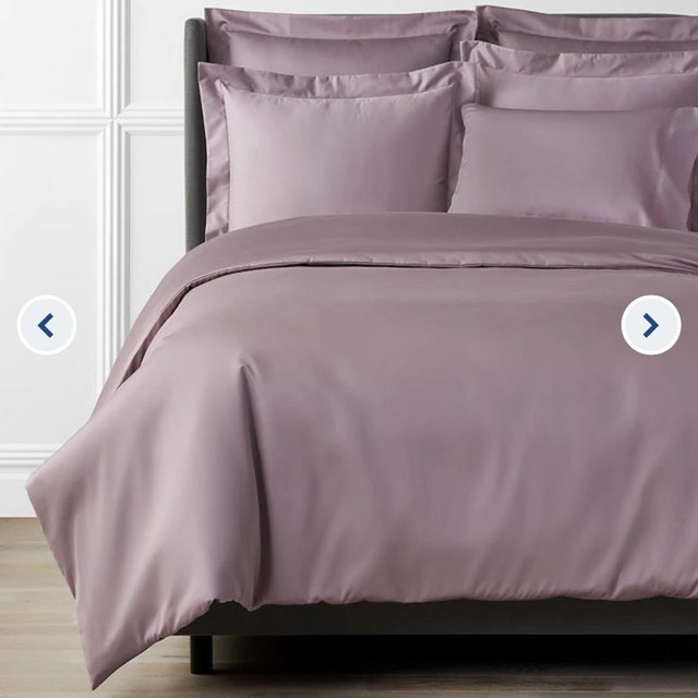 Premium Smooth Supima® Cotton Wrinkle-Free Sateen Duvet Cover - Wisteria King