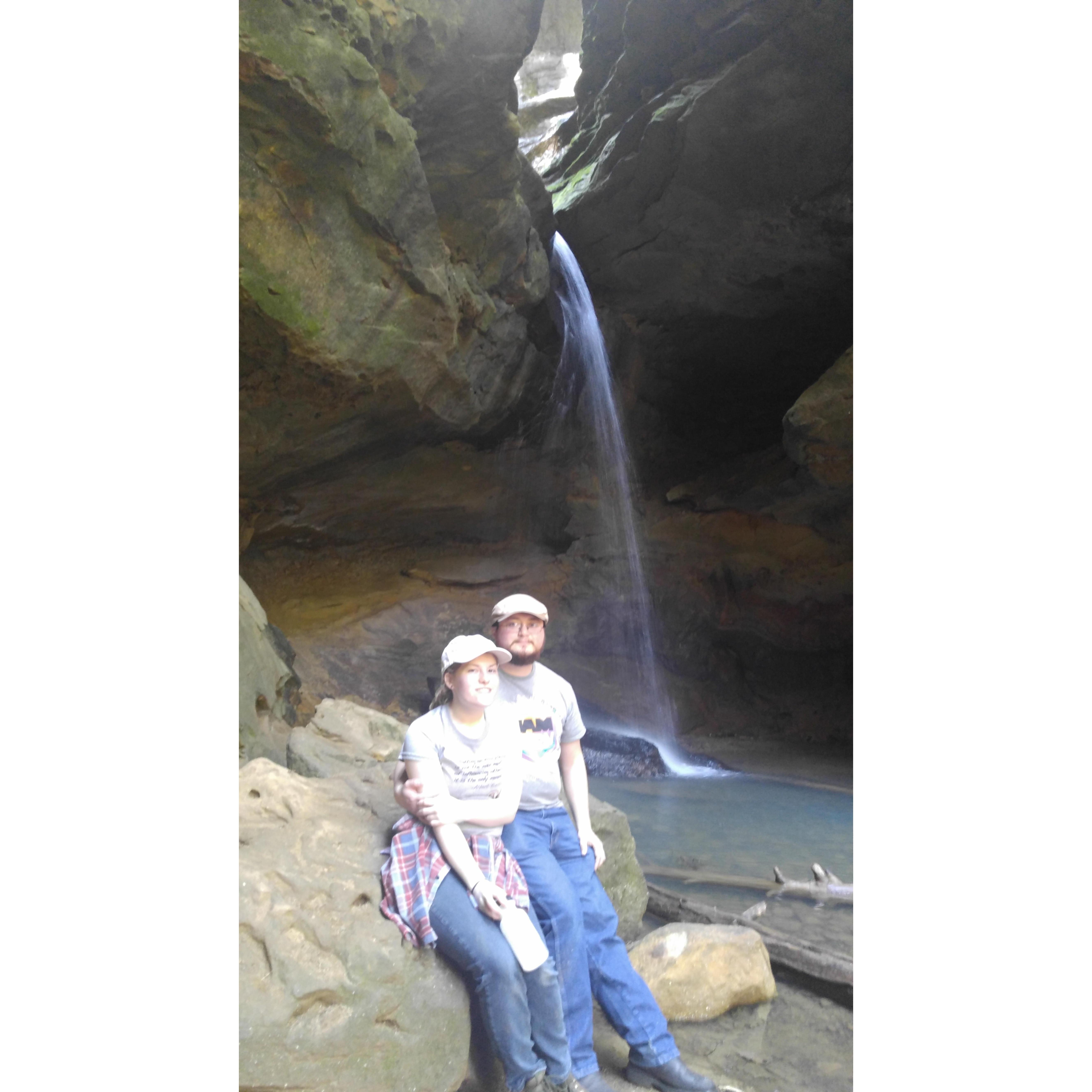 Touristy waterfall shot. Thank you strangers!!