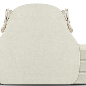 4 Pack Beige Winsor Chair Cushions with Ties, Dining Kitchen Chair Seat Pads Non Slip Removable Washable Cover 17"x16"