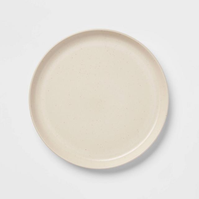 10.6" Stoneware Tilley Dinner Plate White - Project 62™