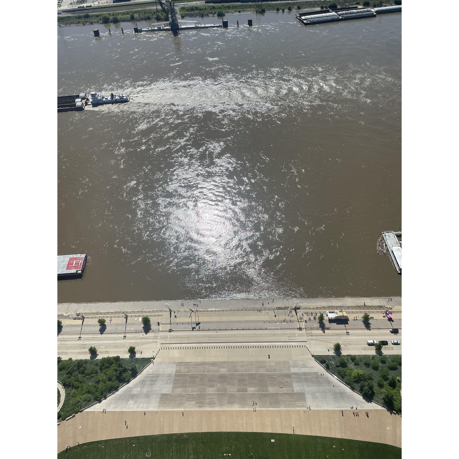 Where Zach proposed from the top of the Arch!