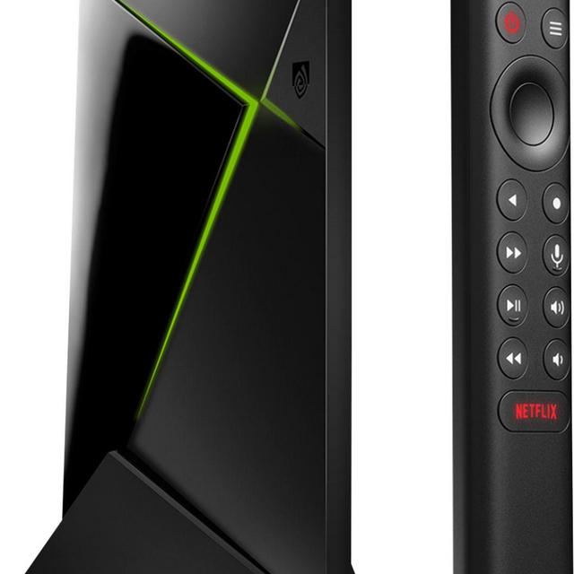 NVIDIA - SHIELD Android TV Pro - 16GB - 4K HDR Streaming Media Player with Google Assistant - Black