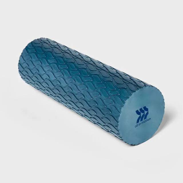 18" Textured Foam Roller - Navy Blue - All In Motion™