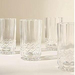 Savannah Glass Tumblers, Set of 4
