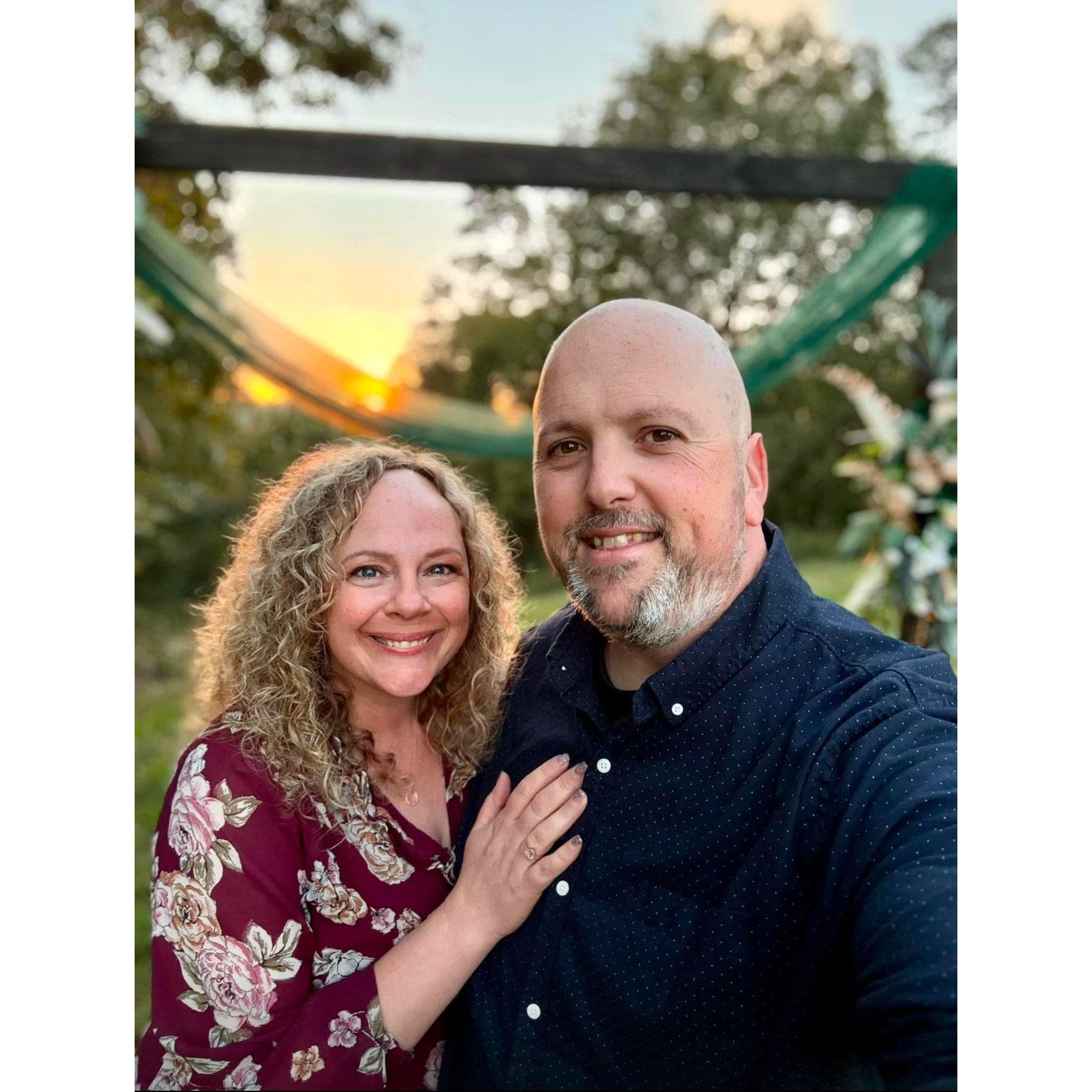 First wedding attended together - The Owenby's in Tennessee!