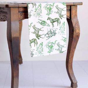 Equestrian Sketch Table Runner