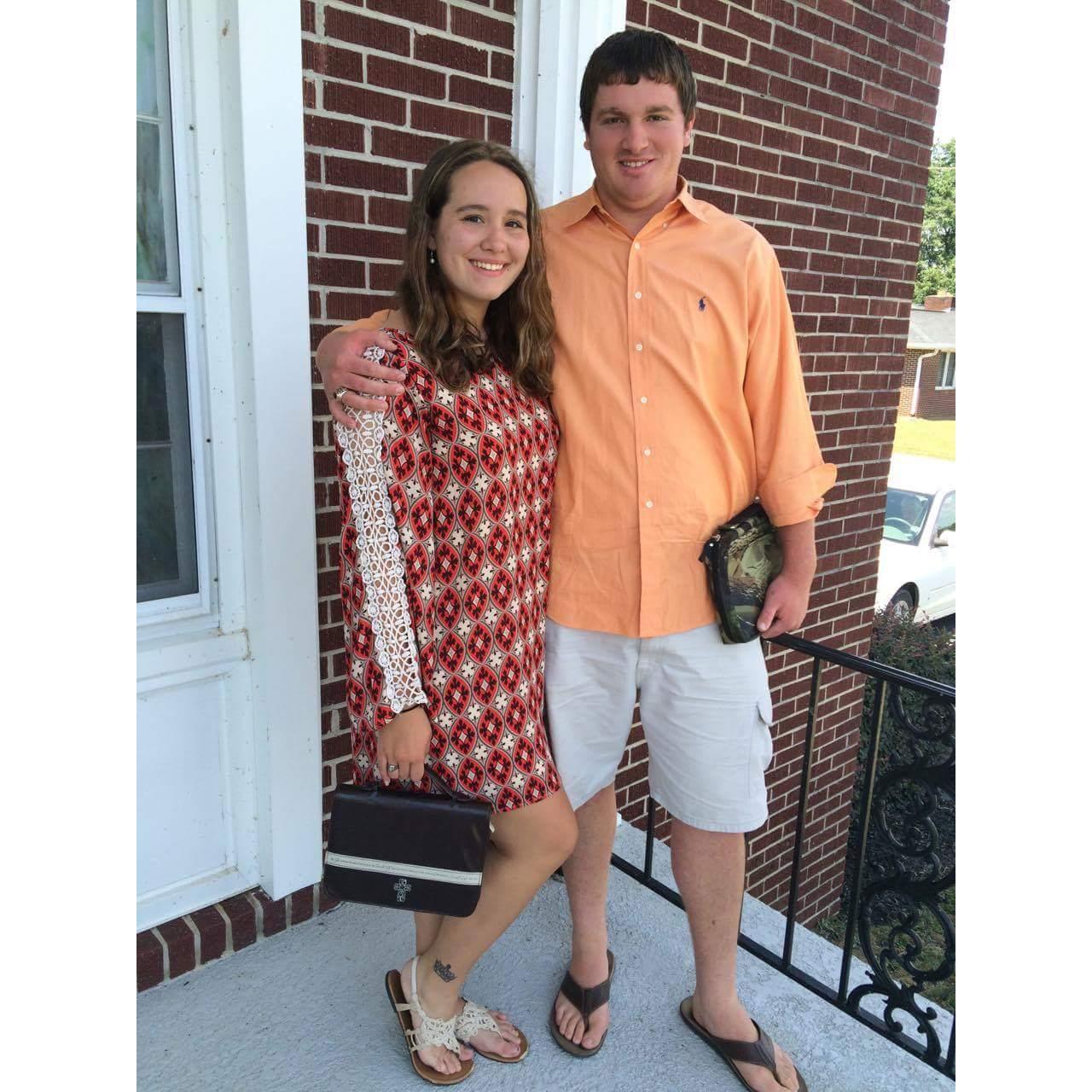 Our first picture as boyfriend & girlfriend!