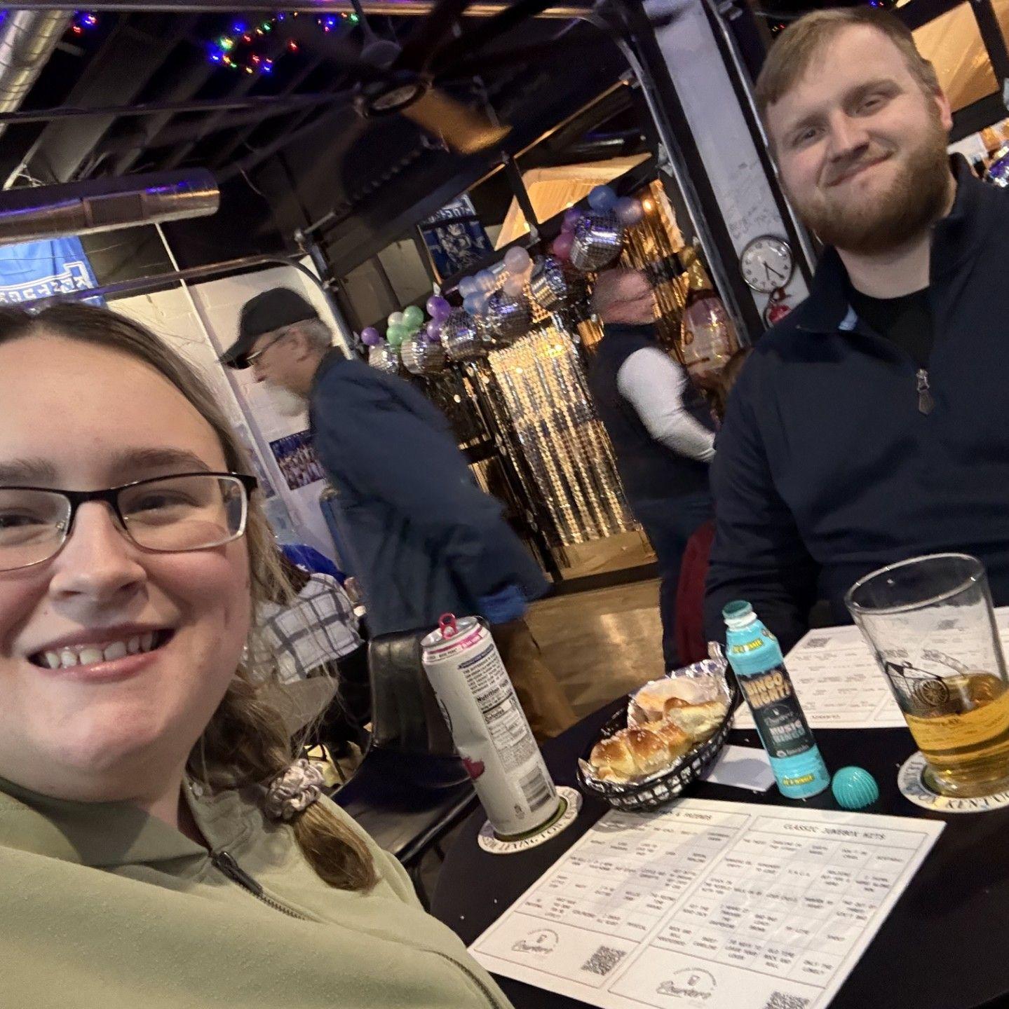 We love going to Pourters and playing Singo