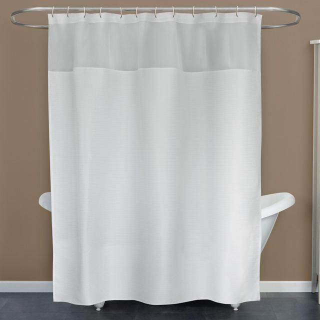Kadin View Shower Curtain in White