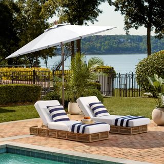 Cannes Wooden Outdoor Umbrella