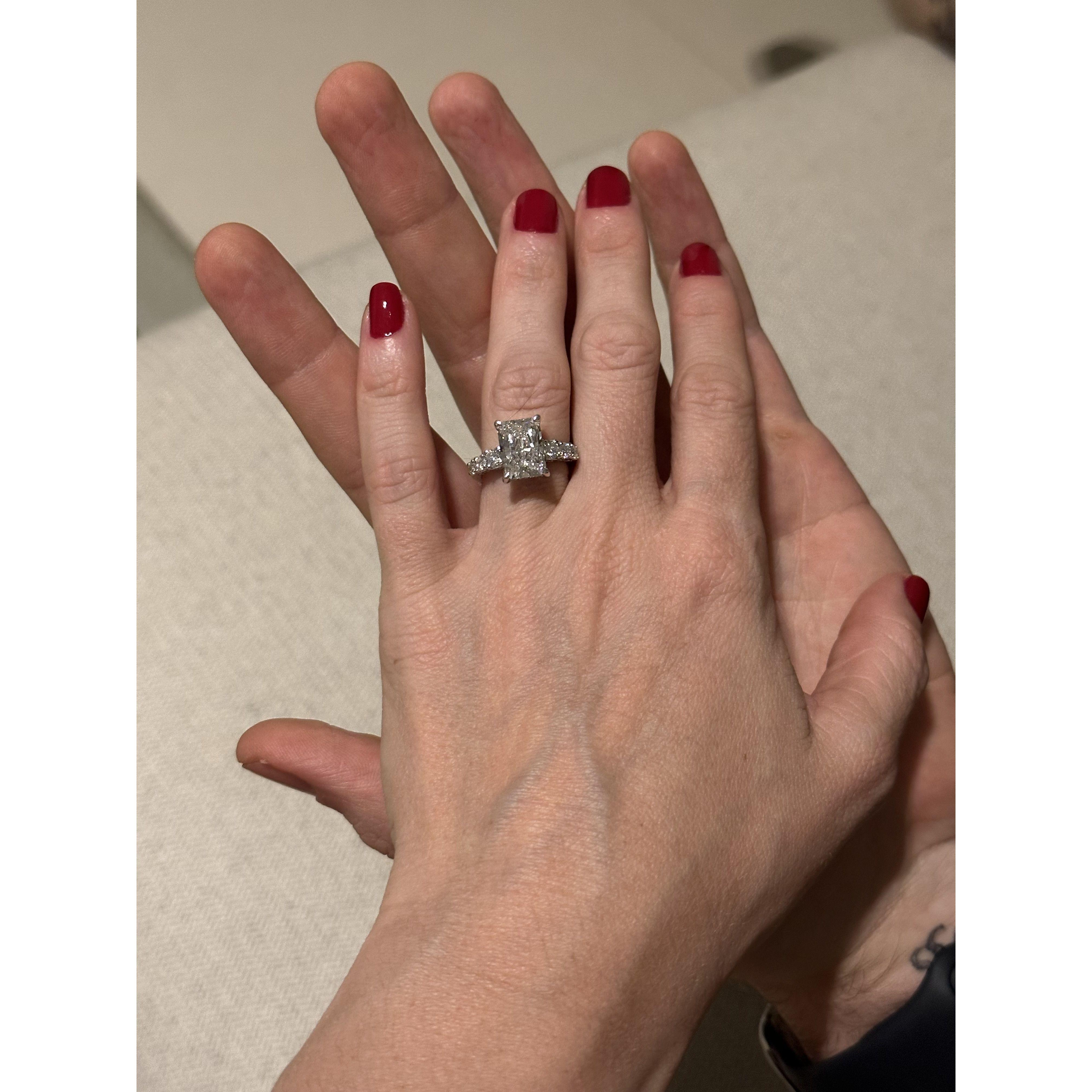 The night of our engagement