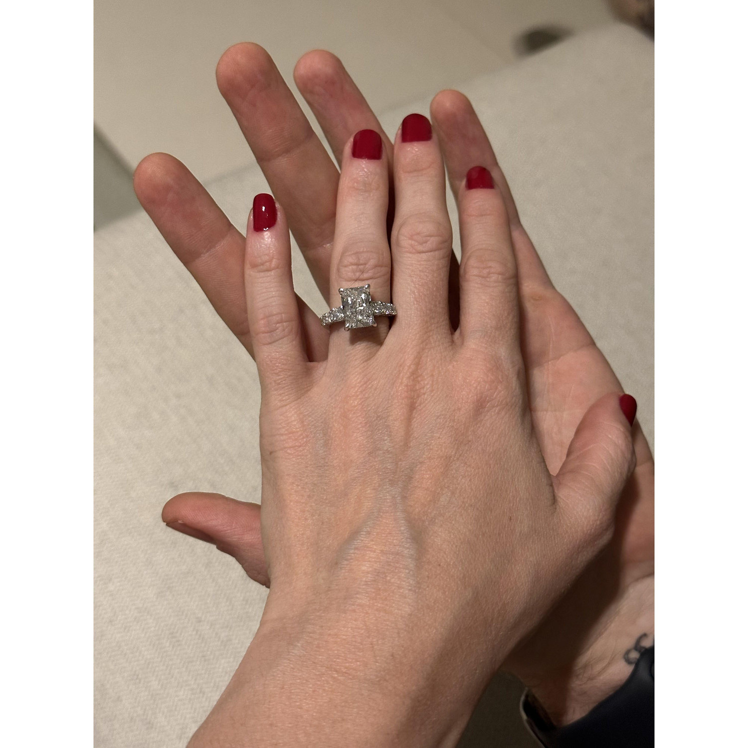 The night of our engagement