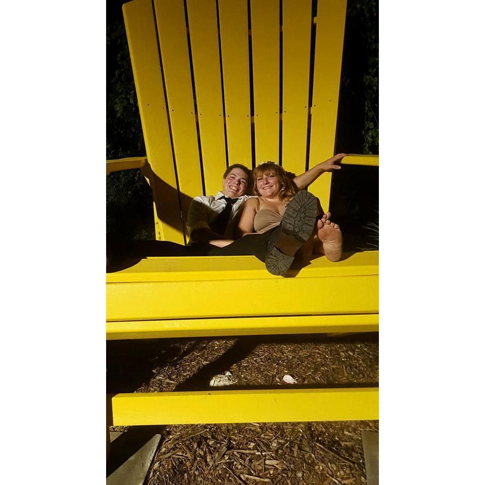 What A Giant Yellow Chair!