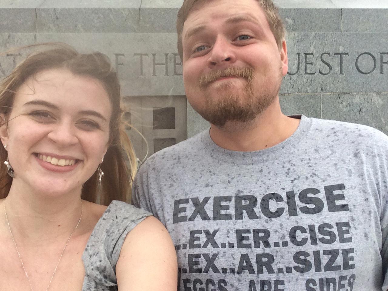 Engagement trip at Kitty Hawk, NC. 2016