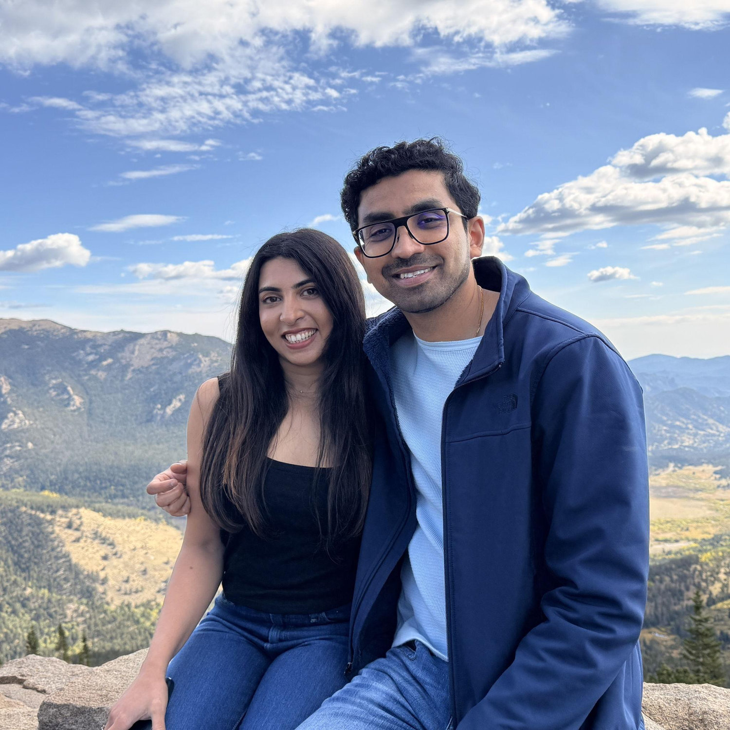 I can take off Jackets for the pictures, Rocky Mountain NP, CO