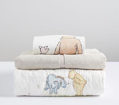 Winnie the Pooh Quilt Bedding Set with Picture Perfect Winnie The Pooh Crib Fitted Sheet